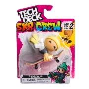 Imagine TECH DECH SK8 CREW PACHET PLACA SI FIGURINA 9.6CM SAPCA GALBENA