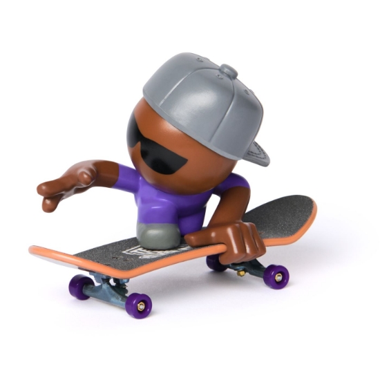 Imagine Tech Dech SK8 Crew Pachet placă și figurină 9.6 cm șapcă gri