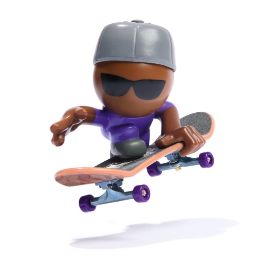 Imagine Tech Dech SK8 Crew Pachet placă și figurină 9.6 cm șapcă gri