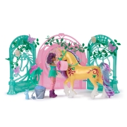 Imagine UNICORN ACADEMY SET PAPUSA AVA SI UNICORNUL LEAF CU ACCESORII