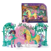 Imagine UNICORN ACADEMY SET PAPUSA AVA SI UNICORNUL LEAF CU ACCESORII