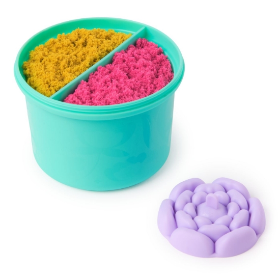 Imagine Kinetic Sand floare Squish Blossom
