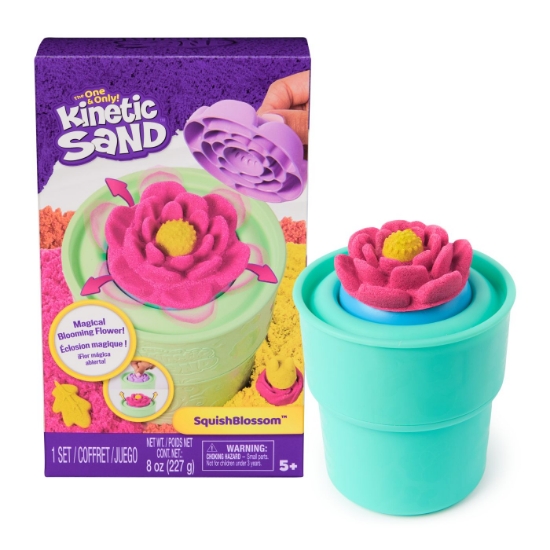 Imagine Kinetic Sand floare Squish Blossom