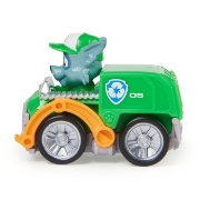 Imagine Patrula Căţeluşilor Pup Squad Racers vehicul cu figurina Rocky