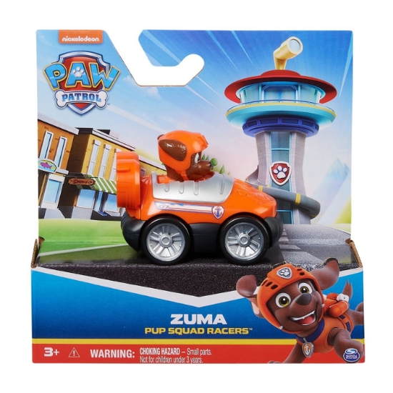Imagine PATRULA CATELUSILOR PUP SQUAD RACERS VEHICUL CU FIGURINA ZUMA