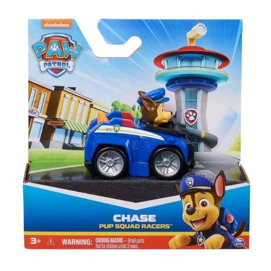 Imagine PATRULA CATELUSILOR PUP SQUAD RACERS VEHICUL CU FIGURINA CHASE