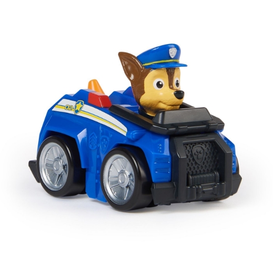 Imagine Patrula Căţeluşilor Pup Squad Racers vehicul cu figurină Chase