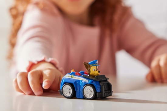 Imagine Patrula Căţeluşilor Pup Squad Racers vehicul cu figurină Chase