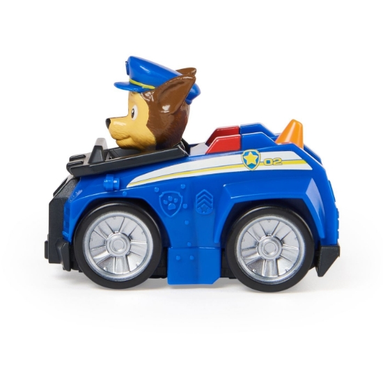 Imagine Patrula Căţeluşilor Pup Squad Racers vehicul cu figurină Chase