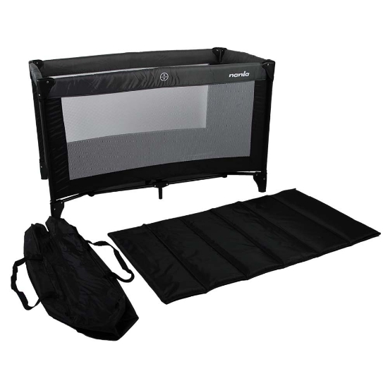 Imagine  Pătuț de voiaj Nania SODA, 2 niveluri, Grey