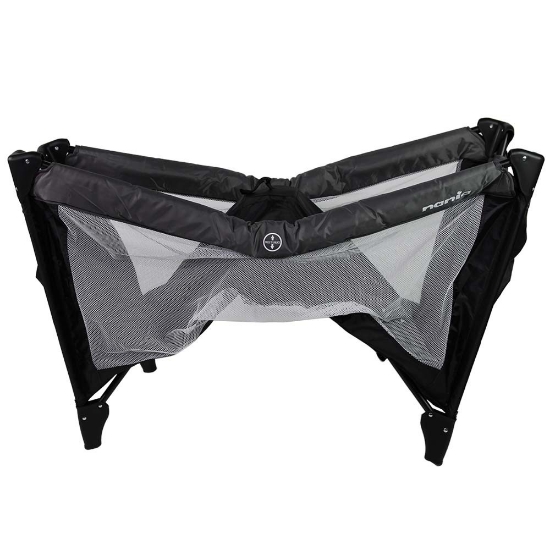 Imagine  Pătuț de voiaj Nania SODA, 2 niveluri, Grey