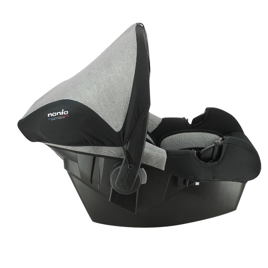 Imagine Scoică auto Nania BEONE EVO i-Size 40–85 cm, RWF, Denim Grey