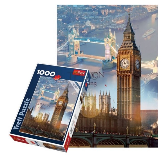 Imagine PUZZLE TREFL 1000 ZORI DE ZI LA LONDRA