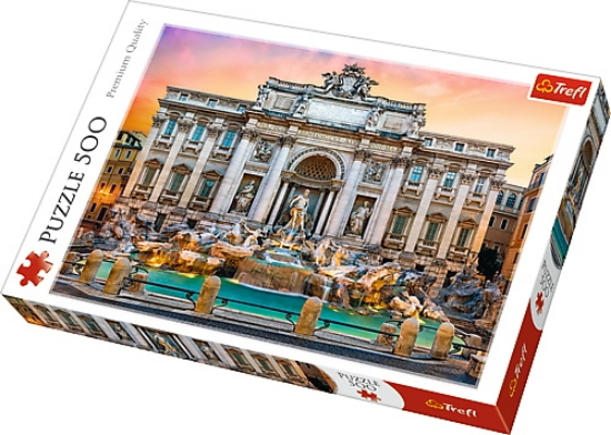 Imagine PUZZLE TREFL 500 FONTANNA DI TREVI ROMA