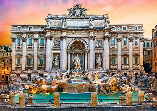 Imagine Puzzle Trefl 500 Fontanna di Trevi Roma