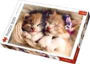 Imagine PUZZLE TREFL 500 PISICUTE SOMNOROASE
