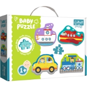 Imagine PUZZLE TREFL BABY CLASIC VEHICULE PENTRU TRANSPORT 8 PIESE