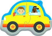 Imagine PUZZLE TREFL BABY CLASIC VEHICULE PENTRU TRANSPORT 8 PIESE