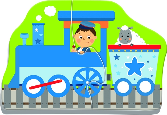 Imagine Puzzle Trefl Baby clasic vehicule pentru transport 8 piese