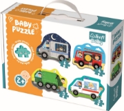 Imagine Puzzle Trefl Baby clasic vehicule și meserii 18 piese