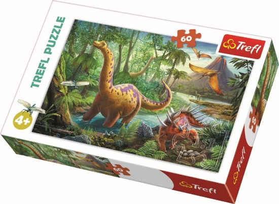 Imagine PUZZLE TREFL 60 MIGRATIA DINOZAURILOR
