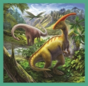 Imagine PUZZLE TREFL 3IN1 LUMEA EXTRAORDINARA A DINOZAURILOR