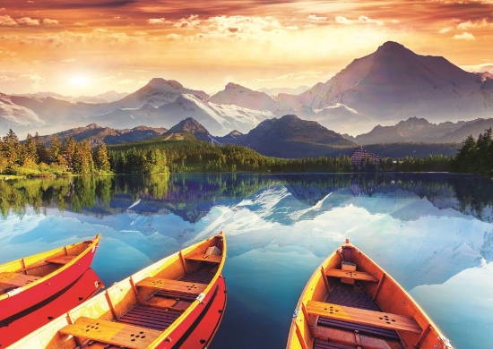 Imagine Puzzle Trefl 2000 Lac Montan