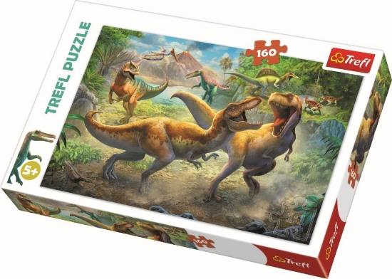 Imagine PUZZLE TREFL 160 TYRANNOSAURI IN LUPTA