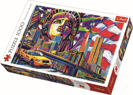 Imagine Puzzle Trefl 1000 New York în culori
