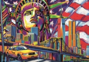 Imagine Puzzle Trefl 1000 New York în culori