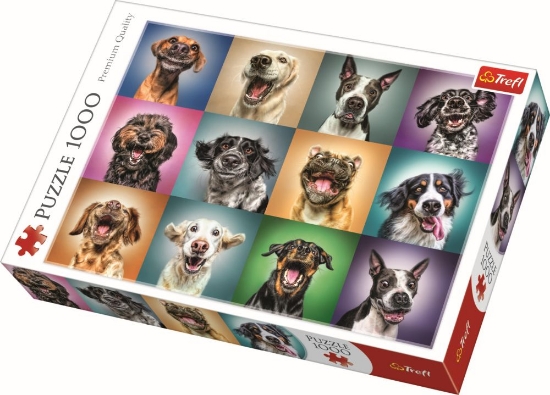 Imagine PUZZLE TREFL 1000 PORTRET CATELUSI SIMPATICI