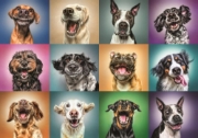 Imagine  Puzzle Trefl 1000 Portret Căţeluşi simpatici
