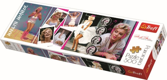 Imagine PUZZLE TREFL PANORAMA 500 COLAJ MARILYN MONROE