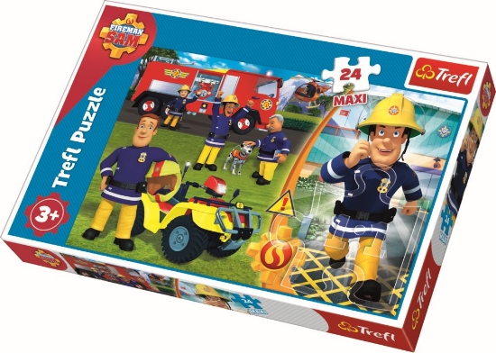 Imagine PUZZLE TREFL 24 MAXI BRAVUL POMPIER SAM