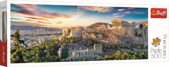 Imagine Puzzle Trefl 500 Panorama Acropolis Atena