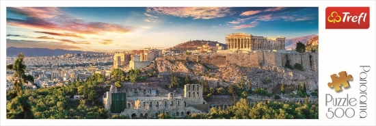 Imagine Puzzle Trefl 500 Panorama Acropolis Atena