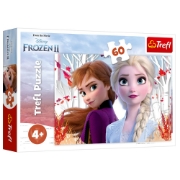 Imagine Puzzle Trefl 60 Frozen 2 Ana și Elsa