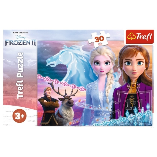 Imagine Puzzle Trefl 30 Frozen2 – Curajoasele surori