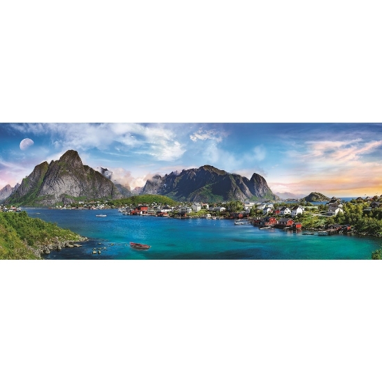 Imagine Puzzle Trefl Panorama 500 Arhipelagul Norvegian Lofoten