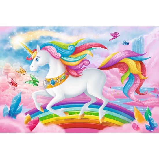 Imagine  Puzzle Trefl 100 Lumea de cristal a unicornilor