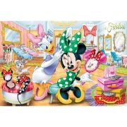 Imagine Puzzle Trefl 100 Minnie la salonul de înfrumusețare