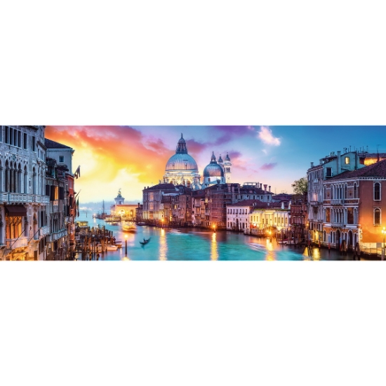 Imagine Puzzle Trefl 1000 Panorama Canal Grande Veneția