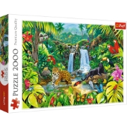 Imagine PUZZLE TREFL 2000 PADUREA TROPICALA