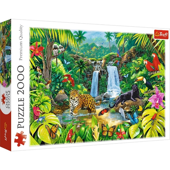 Imagine PUZZLE TREFL 2000 PADUREA TROPICALA