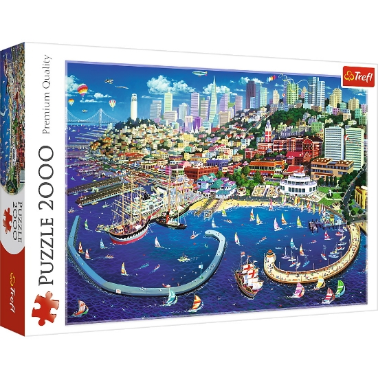 Imagine PUZZLE TREFL 2000 GOLFUL SAN FRANCISCO