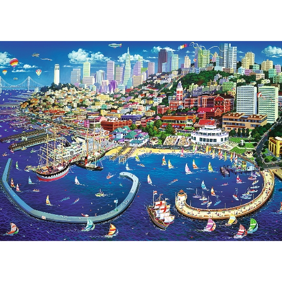 Imagine  Puzzle Trefl 2000 Golful San Francisco