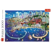 Imagine PUZZLE TREFL 2000 GOLFUL SAN FRANCISCO