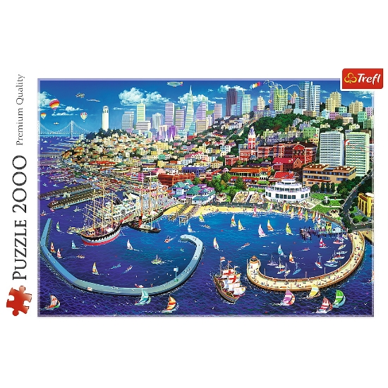 Imagine  Puzzle Trefl 2000 Golful San Francisco