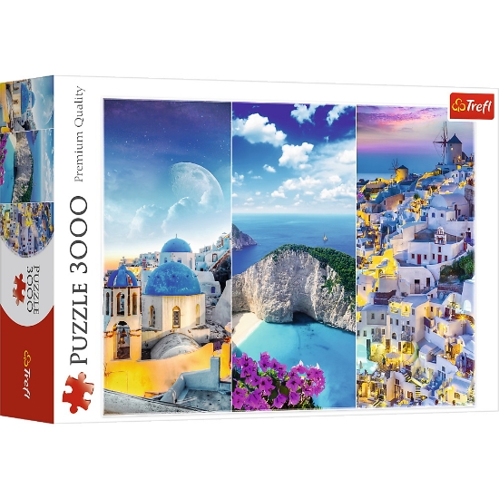 Imagine PUZZLE TREFL 3000 VACANTA IN GRECIA