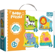 Imagine PUZZLE TREFL BABY CLASIC ANIMALE SAFARI 8 PIESE